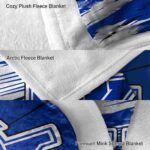 kentucky wildcats paint streaks blue white blanket best selling