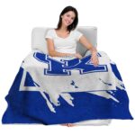 kentucky wildcats splatter effect blue blanket best selling