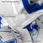 kentucky wildcats splatter effect blue blanket best selling