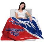 la tech brushstrokes blue white blanket best selling