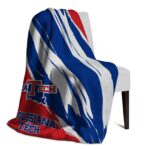la tech brushstrokes blue white blanket best selling