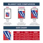 la tech brushstrokes blue white blanket best selling