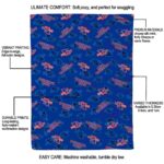la tech diehard fans blue blanket new arrival