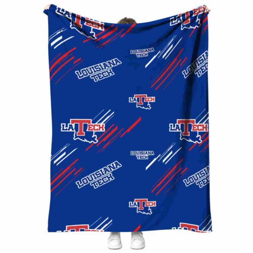 la tech fan spirit blue blanket best selling