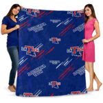 la tech fan spirit blue blanket best selling