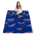 la tech fan spirit blue blanket best selling