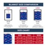 la tech fan spirit blue blanket best selling