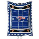 la tech football field blue blanket best selling