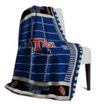 la tech football field blue blanket best selling