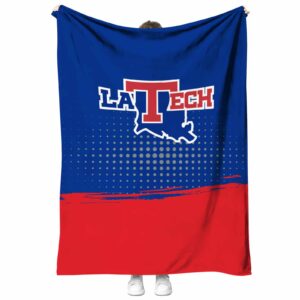 la tech gradient dots blue blanket best selling