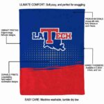 la tech gradient dots blue blanket new arrival