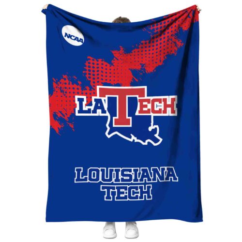 la tech grunge texture blue blanket best selling