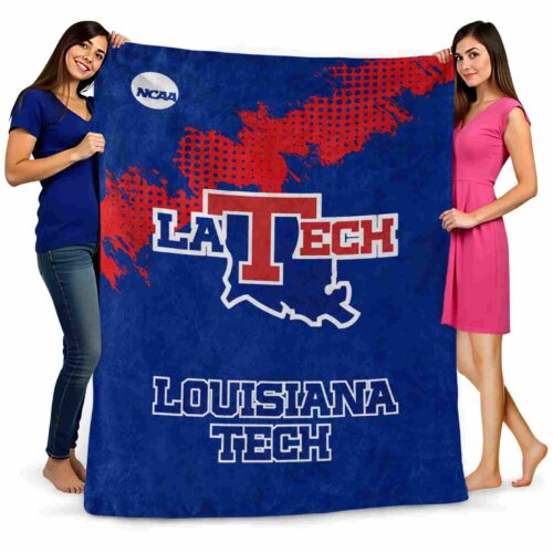 la tech grunge texture blue blanket fashion forward