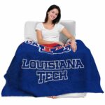 la tech grunge texture blue blanket best selling