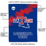 la tech grunge texture blue blanket best selling