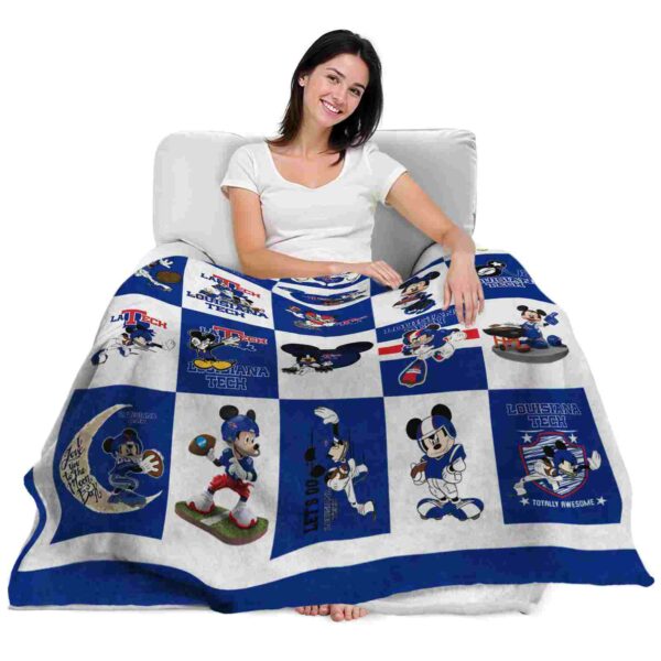 la tech mickey minnie blue white blanket latest model