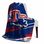 la tech paint streaks blue white blanket best selling