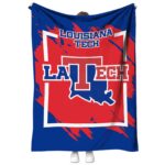 la tech splatter effect blue blanket best selling