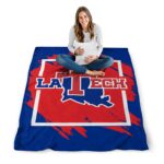 la tech splatter effect blue blanket high quality