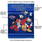 la tech three musketeers blue blanket new arrival