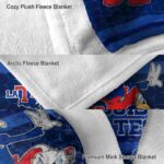 la tech three musketeers blue blanket premium grade