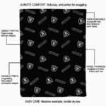 las vegas raiders diehard fans black blanket new arrival