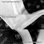 las vegas raiders diehard fans black blanket premium grade