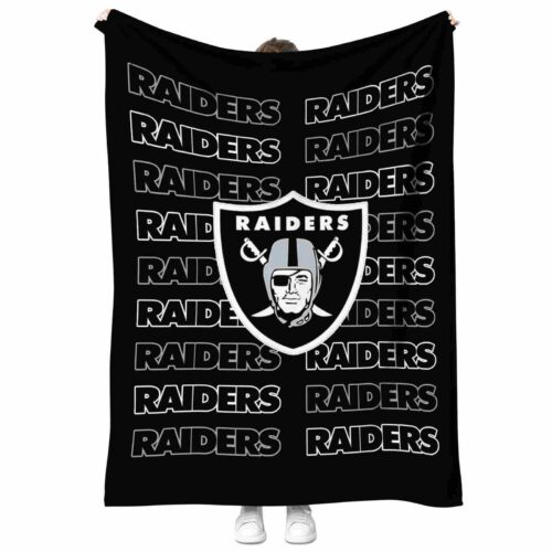 las vegas raiders fan pride black blanket best selling