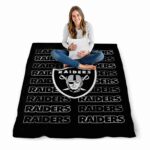las vegas raiders fan pride black blanket best selling