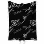 las vegas raiders fan spirit black blanket best selling