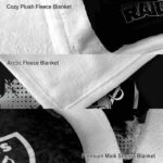 las vegas raiders grunge texture black blanket best selling