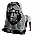 las vegas raiders splatter effect black blanket best selling