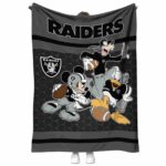las vegas raiders three musketeers black blanket best selling