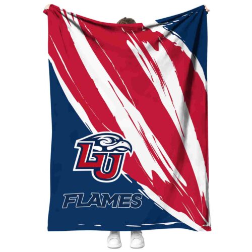 liberty flames brushstrokes red white blanket best selling