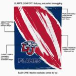 liberty flames brushstrokes red white blanket best selling