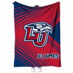 liberty flames diagonal stripes red blanket best selling