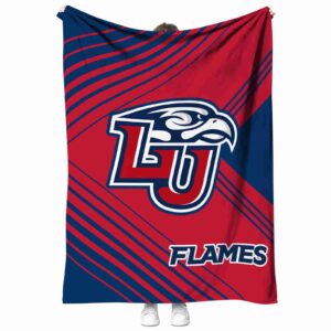 liberty flames diagonal stripes red blanket best selling