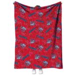 liberty flames diehard fans red blanket best selling