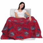 liberty flames diehard fans red blanket best selling
