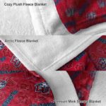 liberty flames diehard fans red blanket best selling