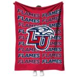 liberty flames fan pride red blanket best selling
