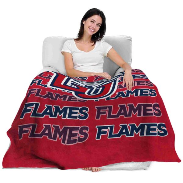 liberty flames fan pride red blanket latest model