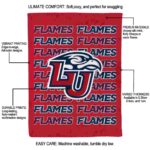 liberty flames fan pride red blanket new arrival