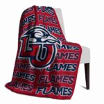 liberty flames fan pride red blanket top rated