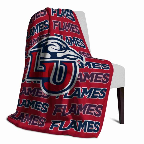 liberty flames fan pride red blanket top rated