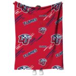 liberty flames fan spirit red blanket best selling