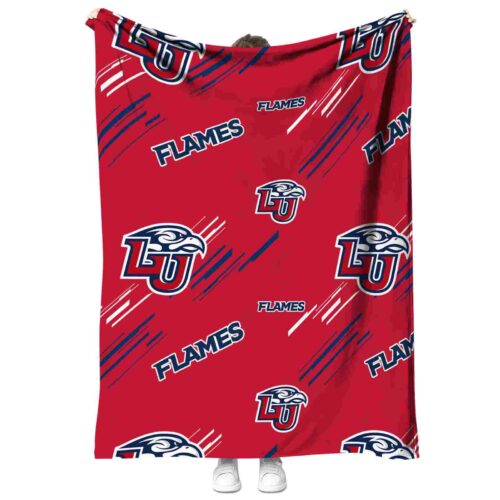 liberty flames fan spirit red blanket best selling