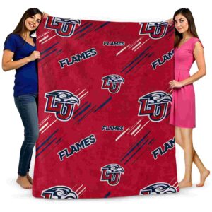 liberty flames fan spirit red blanket fashion forward