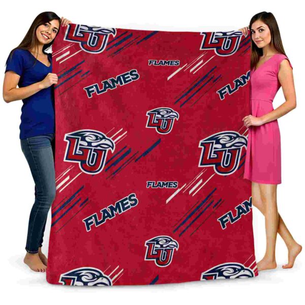 liberty flames fan spirit red blanket fashion forward