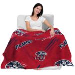 liberty flames fan spirit red blanket latest model